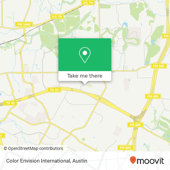 Color Envision International map