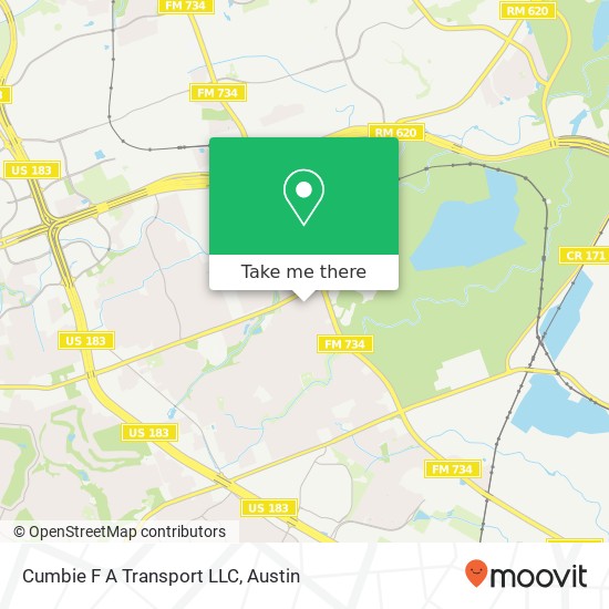 Mapa de Cumbie F A Transport LLC
