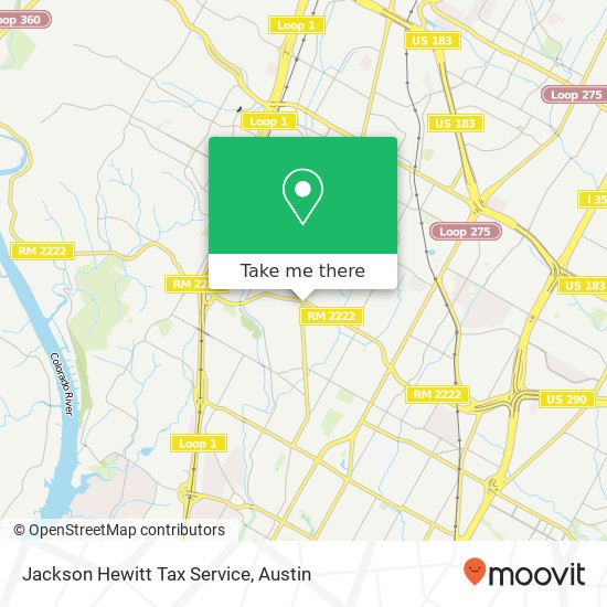 Jackson Hewitt Tax Service map