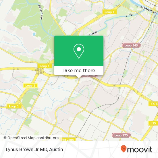 Lynus Brown Jr MD map