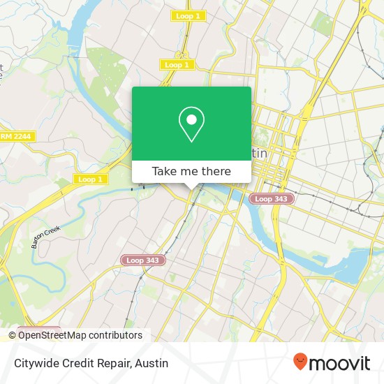 Mapa de Citywide Credit Repair