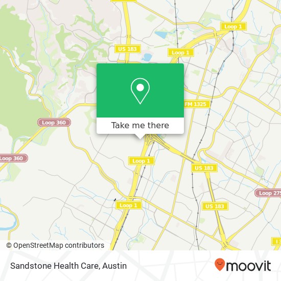 Sandstone Health Care map