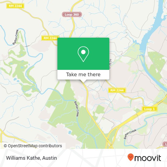 Williams Kathe map