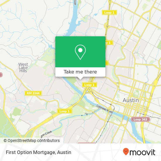 First Option Mortgage map