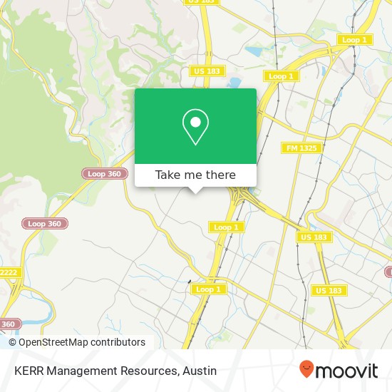 KERR Management Resources map