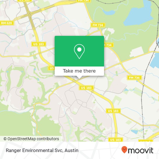 Ranger Environmental Svc map