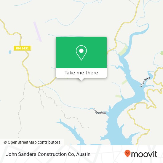 John Sanders Construction Co map