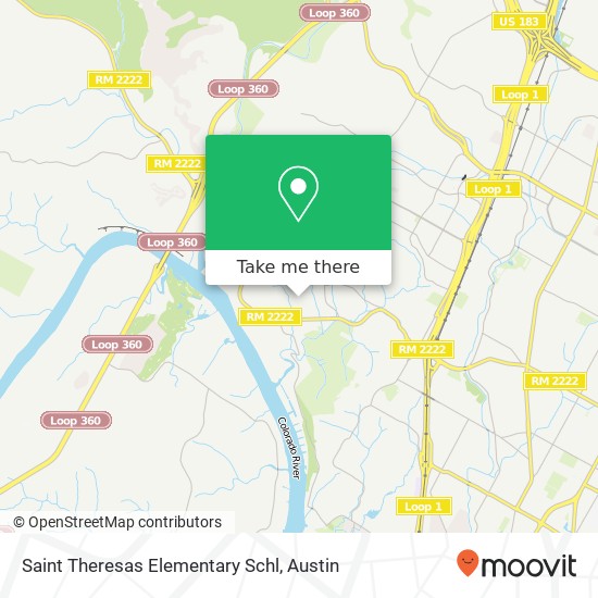 Mapa de Saint Theresas Elementary Schl