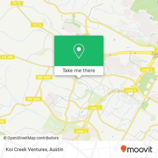 Mapa de Koi Creek Ventures