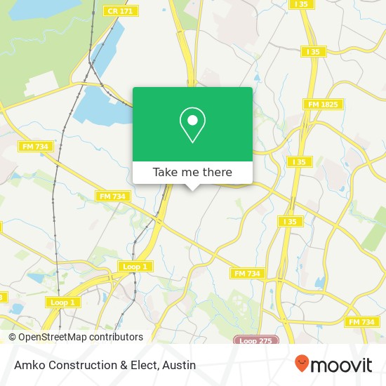 Amko Construction & Elect map