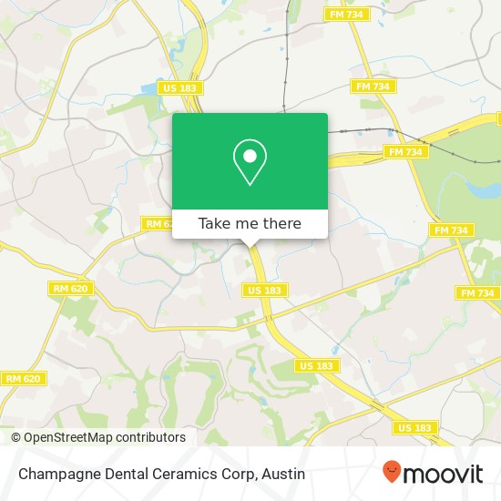 Champagne Dental Ceramics Corp map