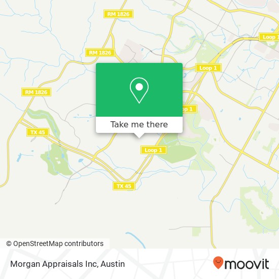 Morgan Appraisals Inc map