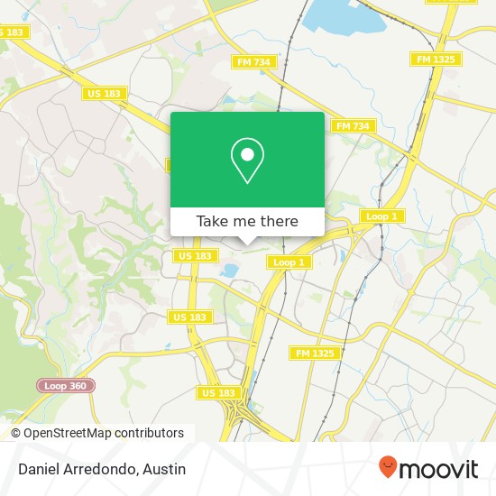 Daniel Arredondo map