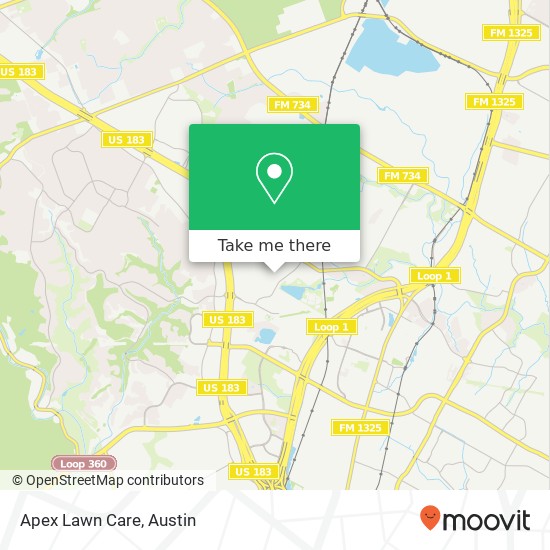 Apex Lawn Care map