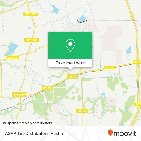 Mapa de ASAP Tire Distributors