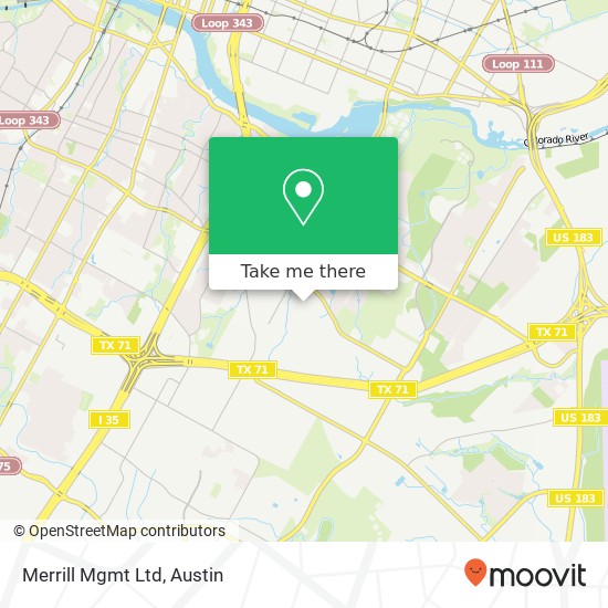 Merrill Mgmt Ltd map