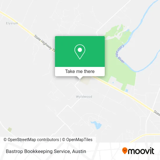 Bastrop Bookkeeping Service map