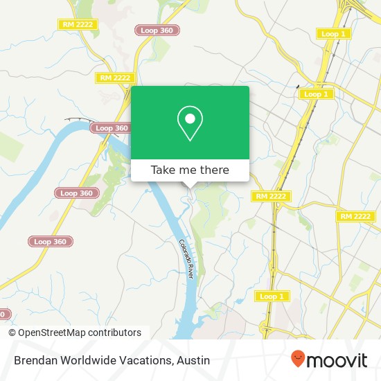 Mapa de Brendan Worldwide Vacations