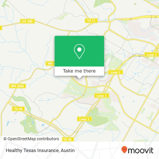 Mapa de Healthy Texas Insurance