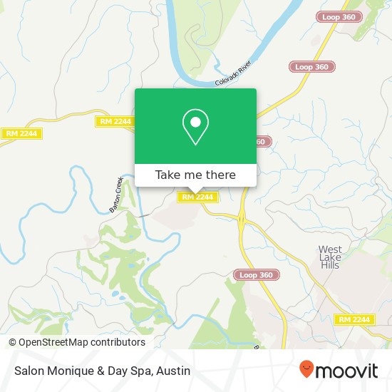 Salon Monique & Day Spa map