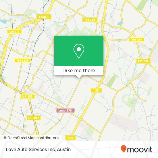 Love Auto Services Inc map