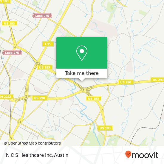 N C S Healthcare Inc map