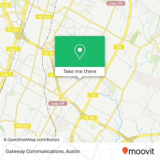 Gateway Communications map