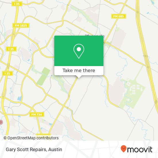 Gary Scott Repairs map