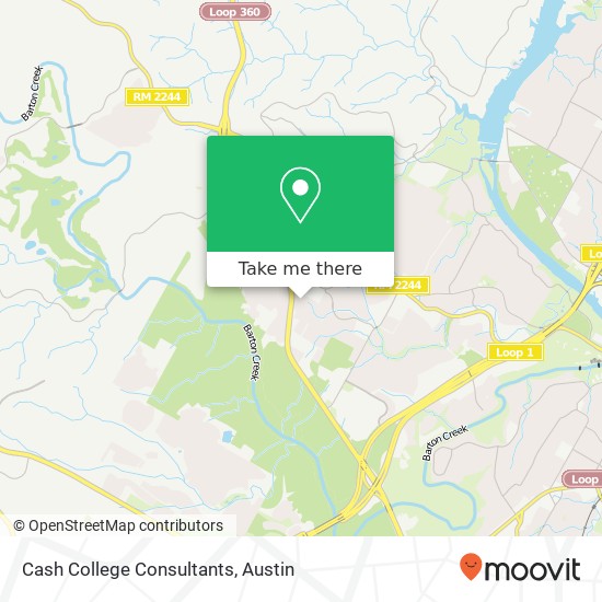 Mapa de Cash College Consultants