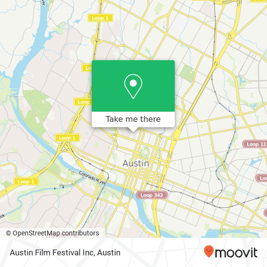 Mapa de Austin Film Festival Inc