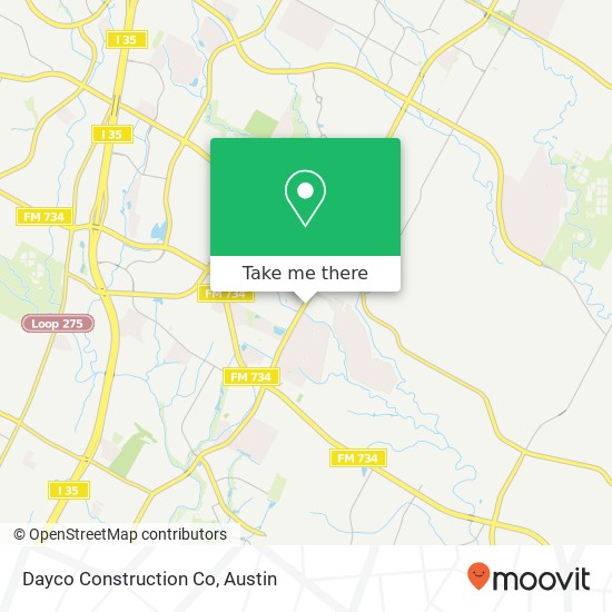 Dayco Construction Co map