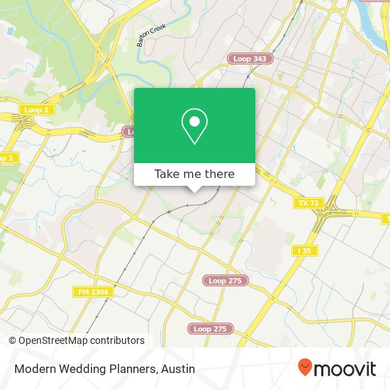 Mapa de Modern Wedding Planners