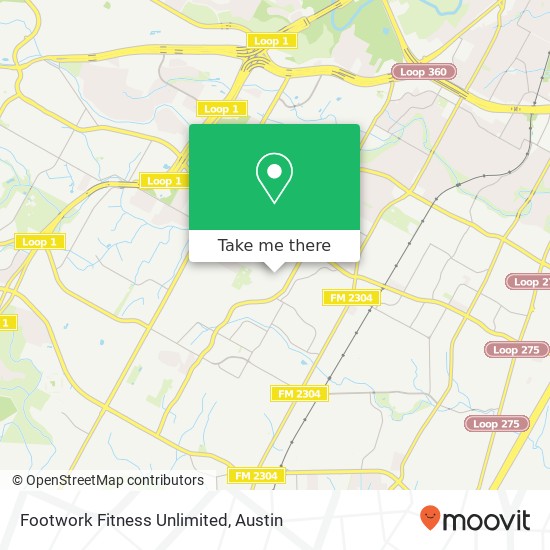 Footwork Fitness Unlimited map