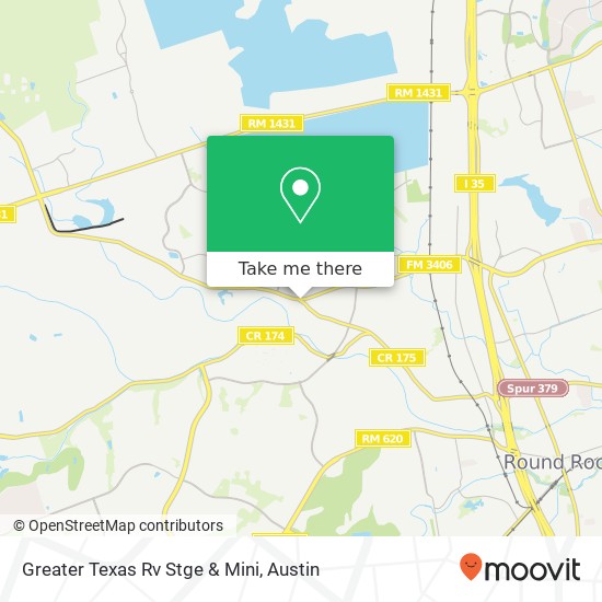 Mapa de Greater Texas Rv Stge & Mini