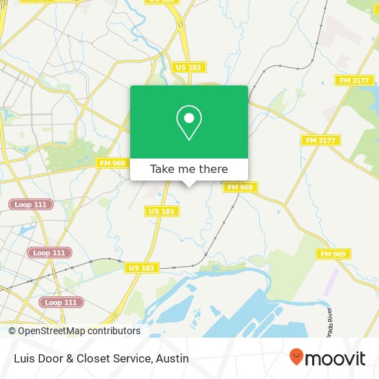 Luis Door & Closet Service map