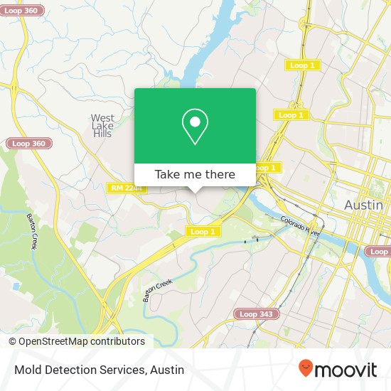 Mapa de Mold Detection Services