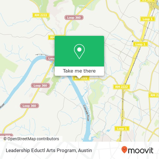 Mapa de Leadership Eductl Arts Program