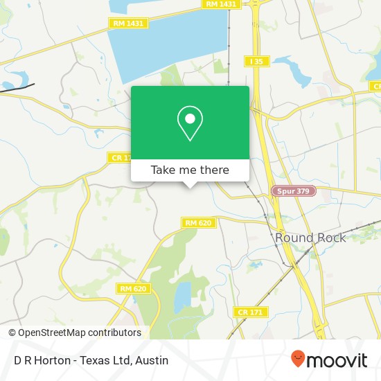 D R Horton - Texas Ltd map