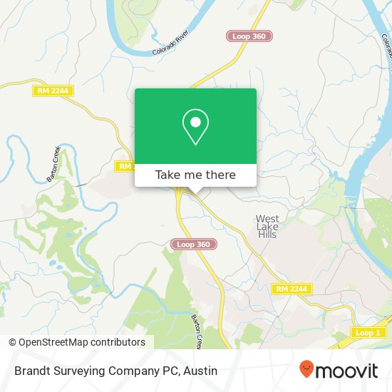 Brandt Surveying Company PC map
