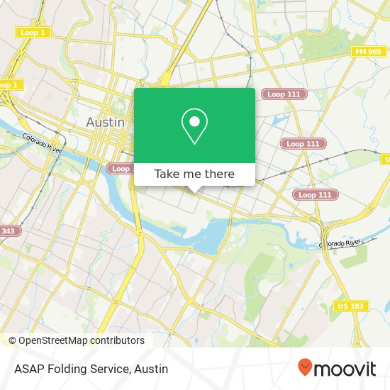 ASAP Folding Service map