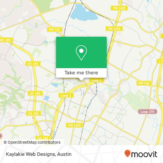 Kaylakie Web Designs map