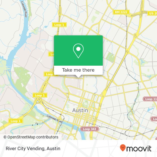 Mapa de River City Vending