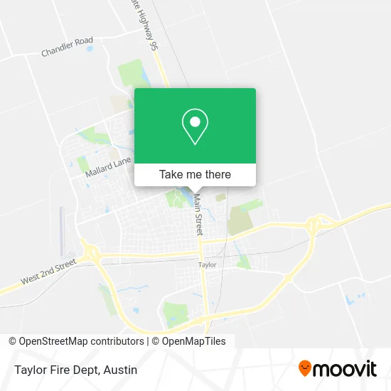 Taylor Fire Dept map