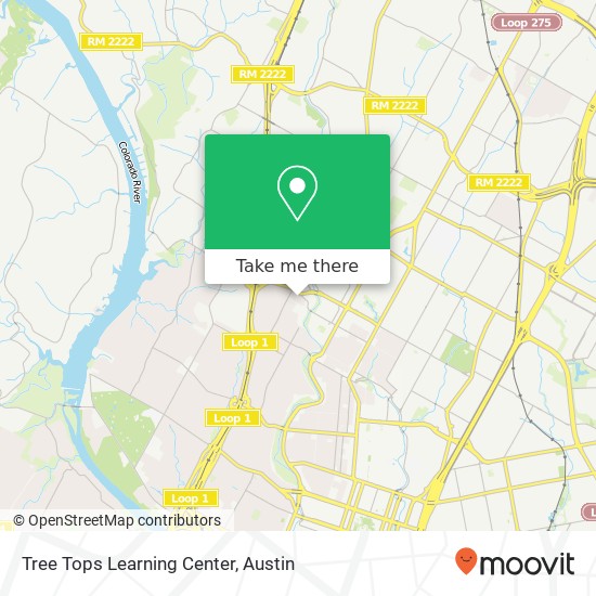 Tree Tops Learning Center map