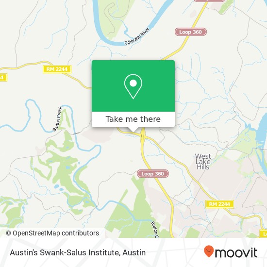 Austin's Swank-Salus Institute map