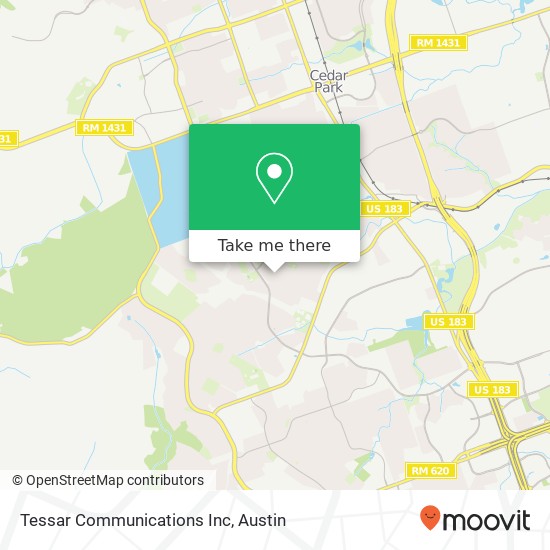 Tessar Communications Inc map