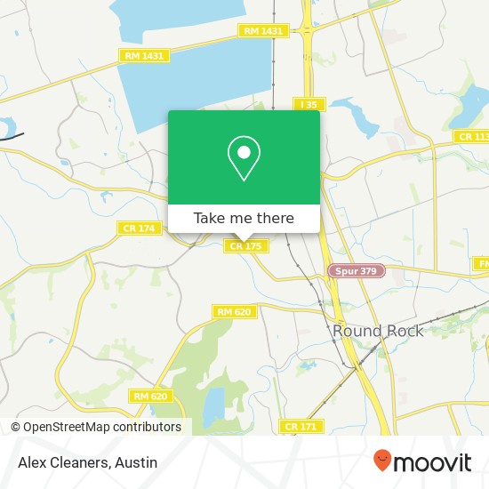 Alex Cleaners map