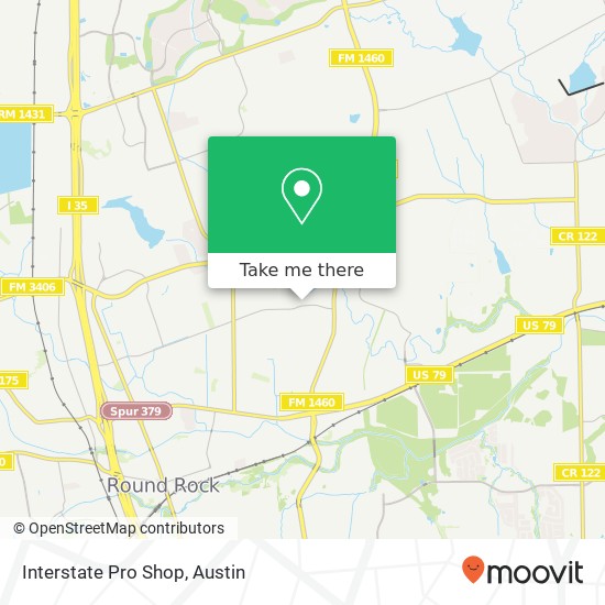Interstate Pro Shop map