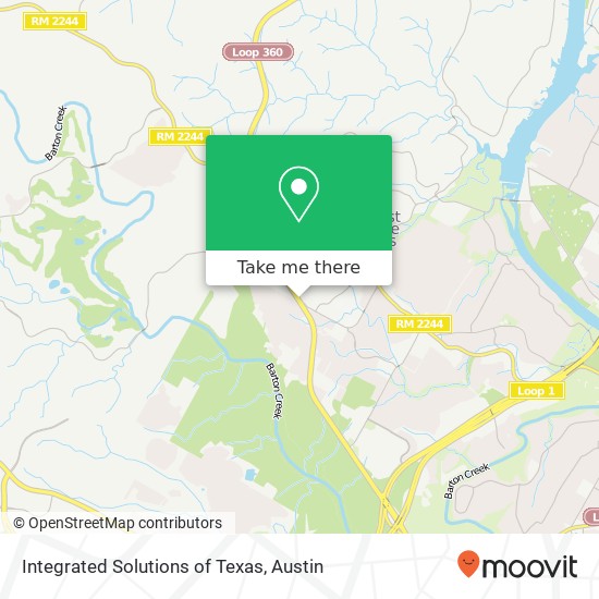 Integrated Solutions of Texas map