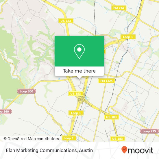 Mapa de Elan Marketing Communications